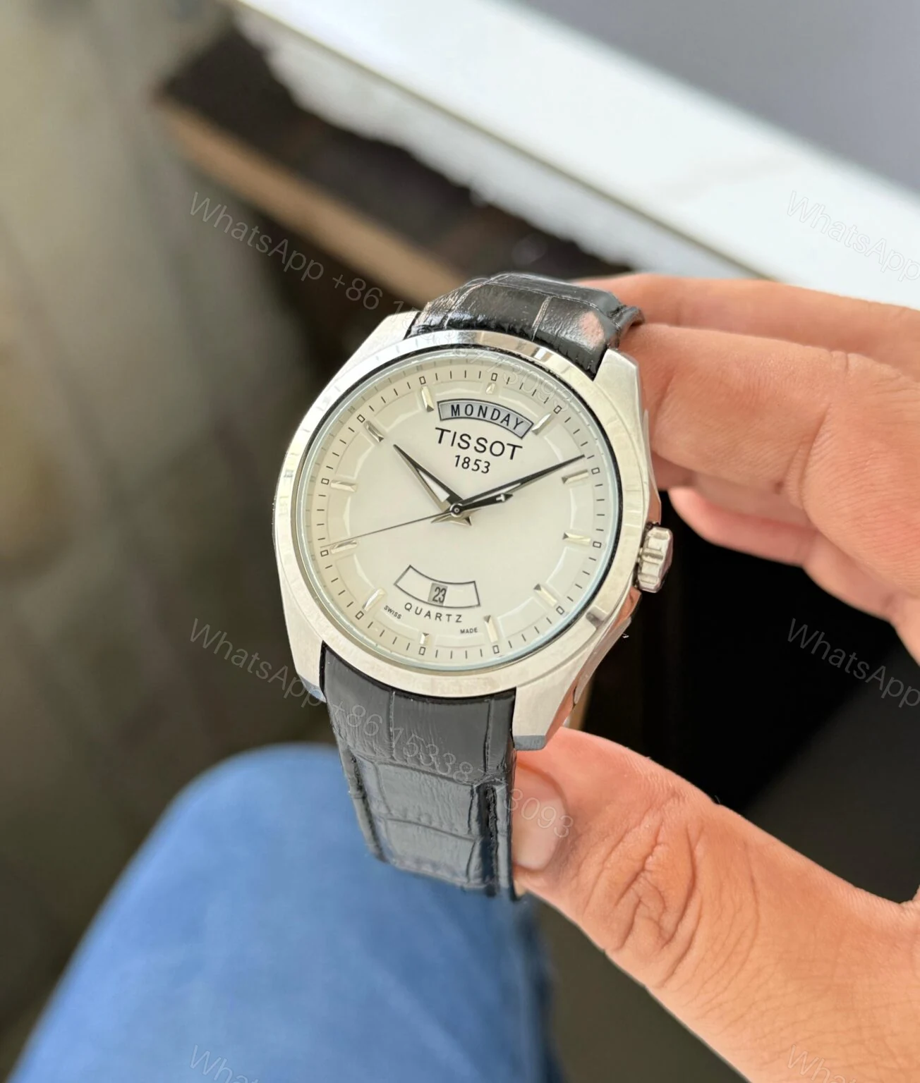 Tissot Couturier Day-Date 43mm Silver Dial Automatic — view 1