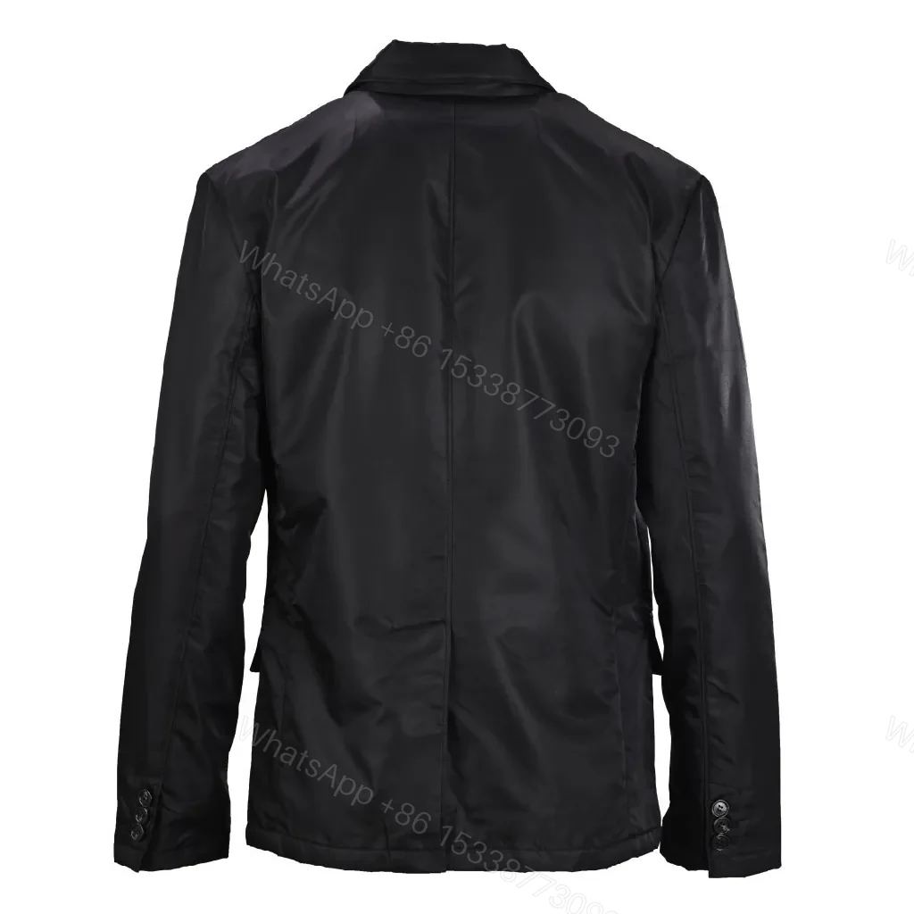View 7 of Black Tech-Blend Blazer: Refined Everyday Luxury