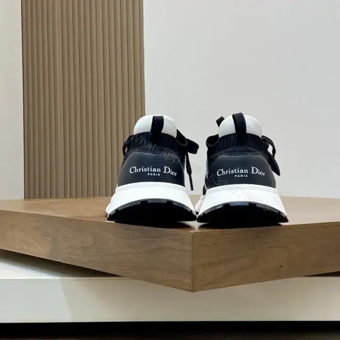 View 6 of DIOR RUN’N’DI0R SNEAKERS BLACK AND WHITE TECHNICAL MESH – CD244