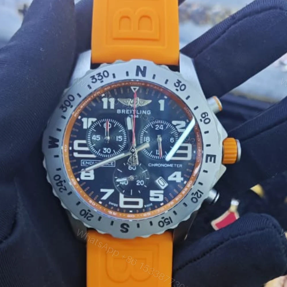 Breitling Endurance Pro Orange Breitlight Mens Watch — view 1