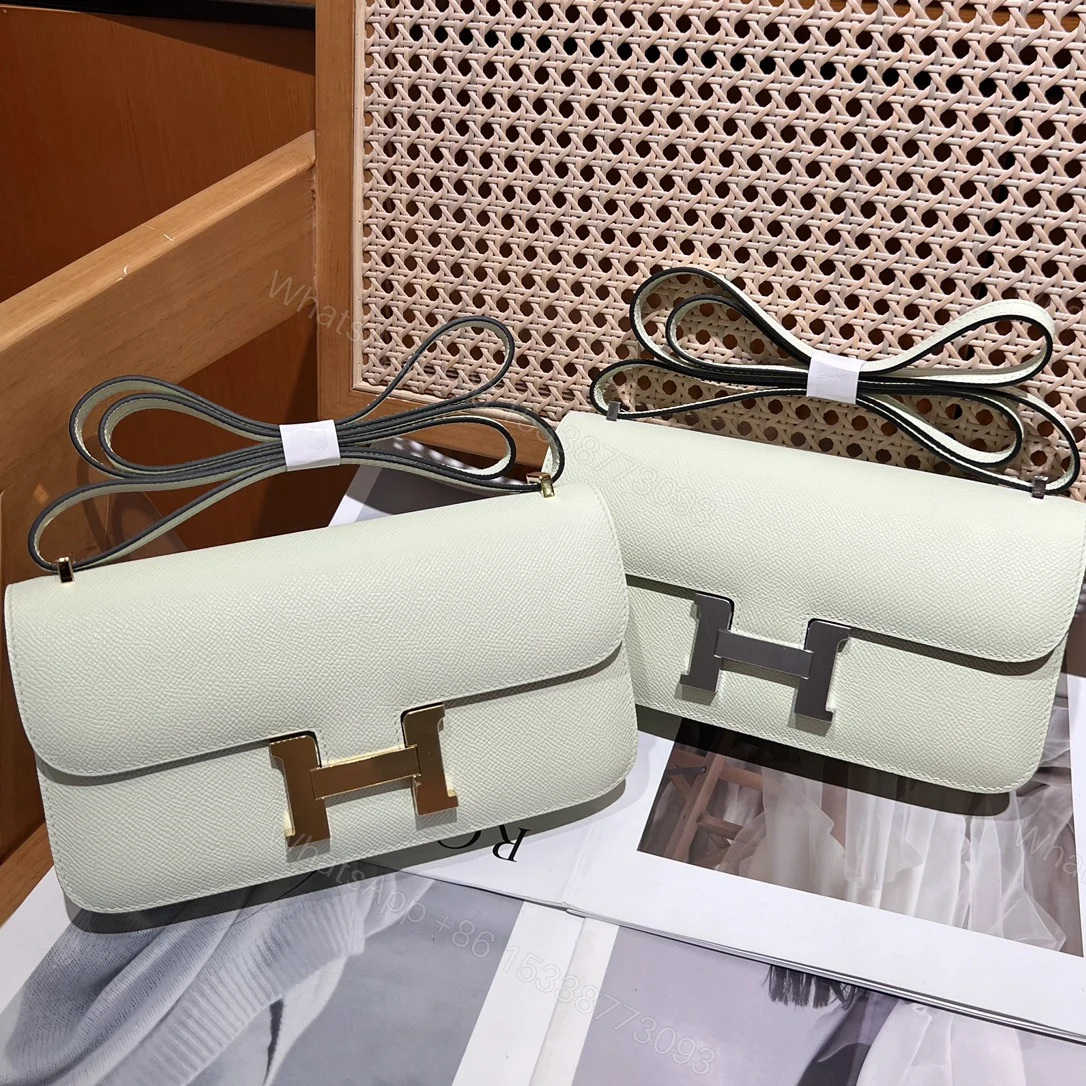 Hermes高仿Constance奶白色Epsom牛皮斜挎包氣質百搭款 — view 1