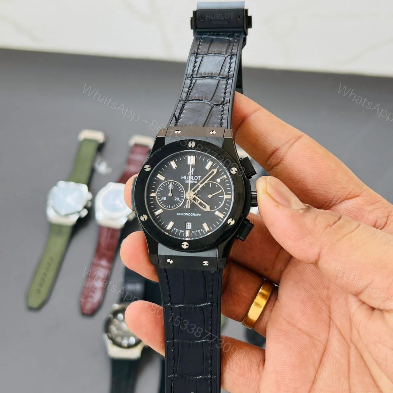 Hublot Big Bang Black Quartz Analog Watch — view 1