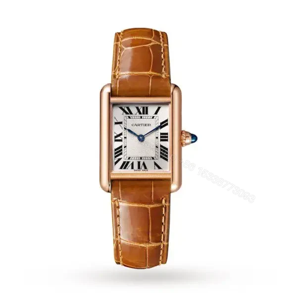 Replica Cartier Tank Louis Women Automatic Silver Alligator Watch WGTA0010 — view 1