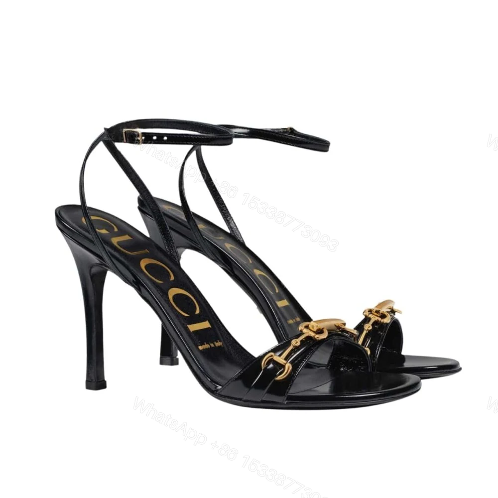 Gucci Moorea Sandals Black — view 1