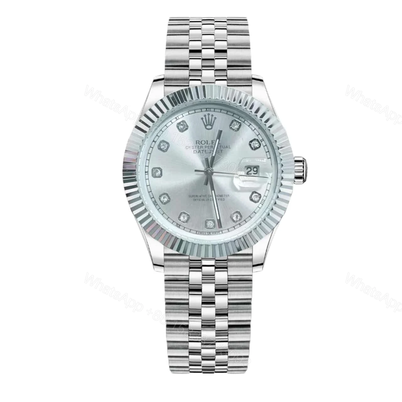 Rolex Datejust Silver Watch 41Mm — view 1