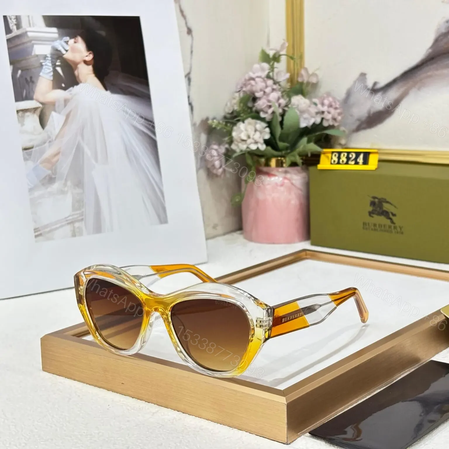 Burberry Women Sunglass Black UV Protection — view 1