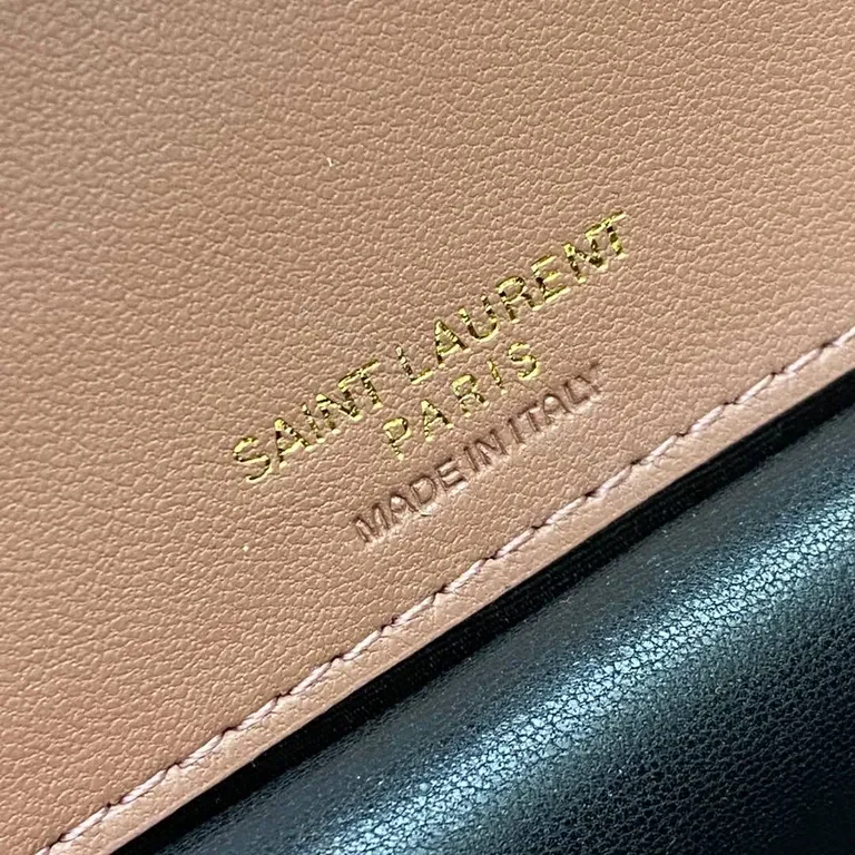 View 6 of Chic Pink Leather Crossbody: YSL-Inspired Luxury Bag