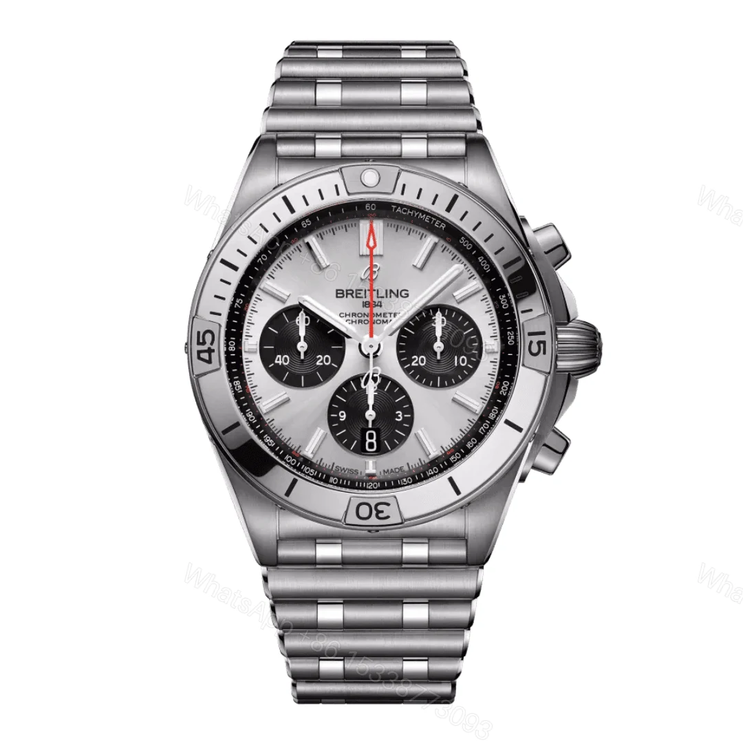 Breitling Chronomat White Dial Replica — view 1
