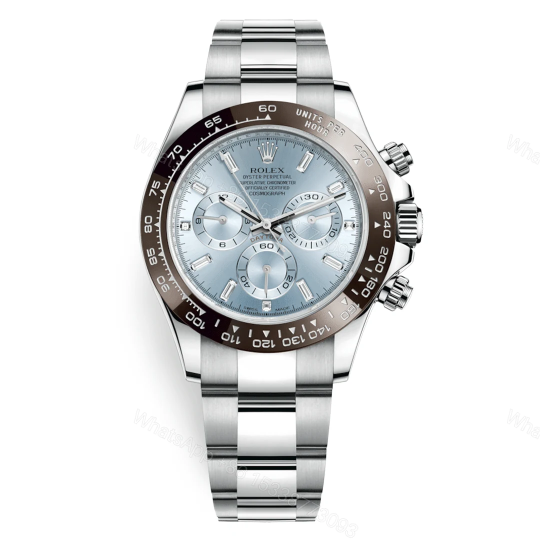 Rolex Daytona Ice Blue Diamond Dial Replica — view 1
