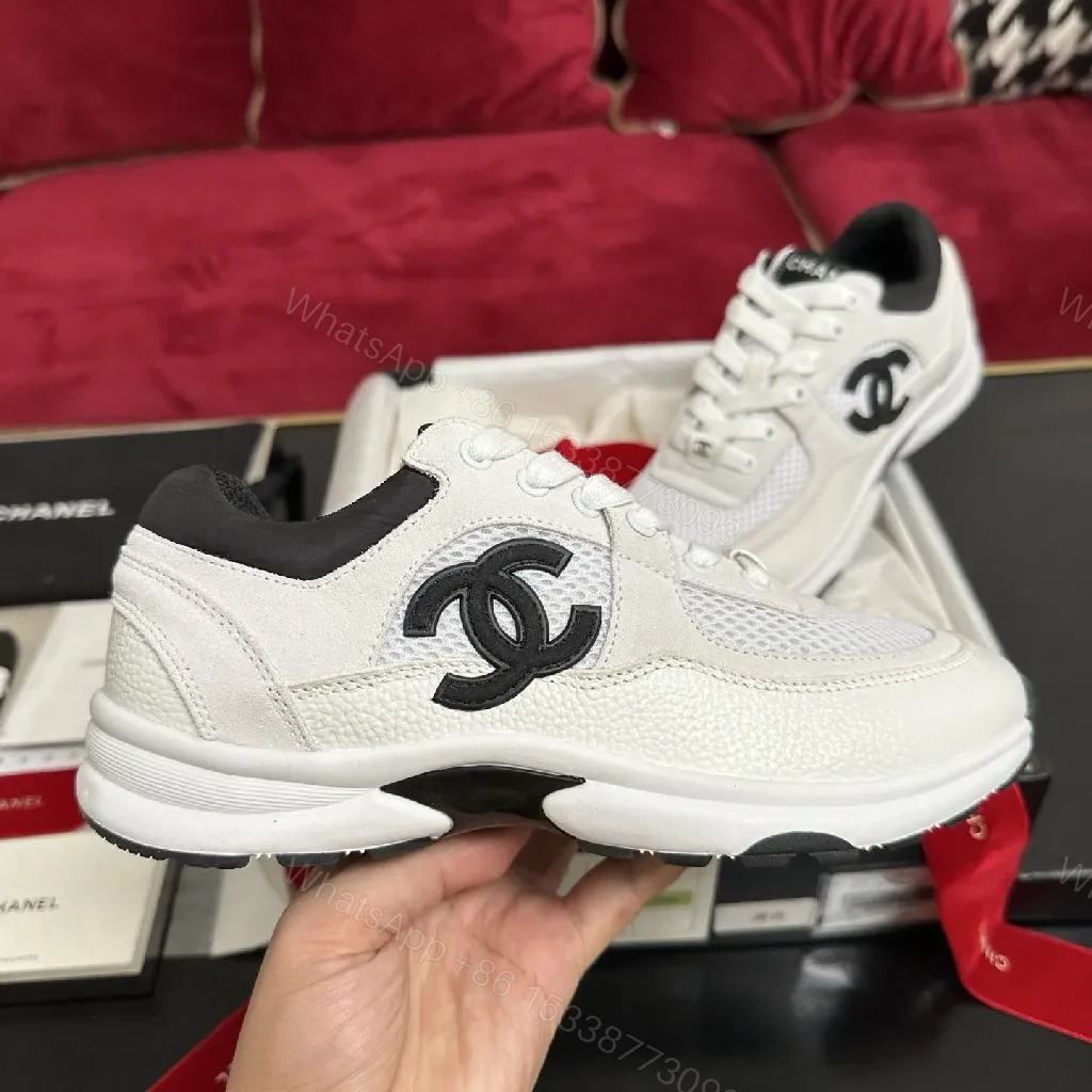 View 5 of Chunky White Luxury Trainers: Designer-Inspired Sneakers