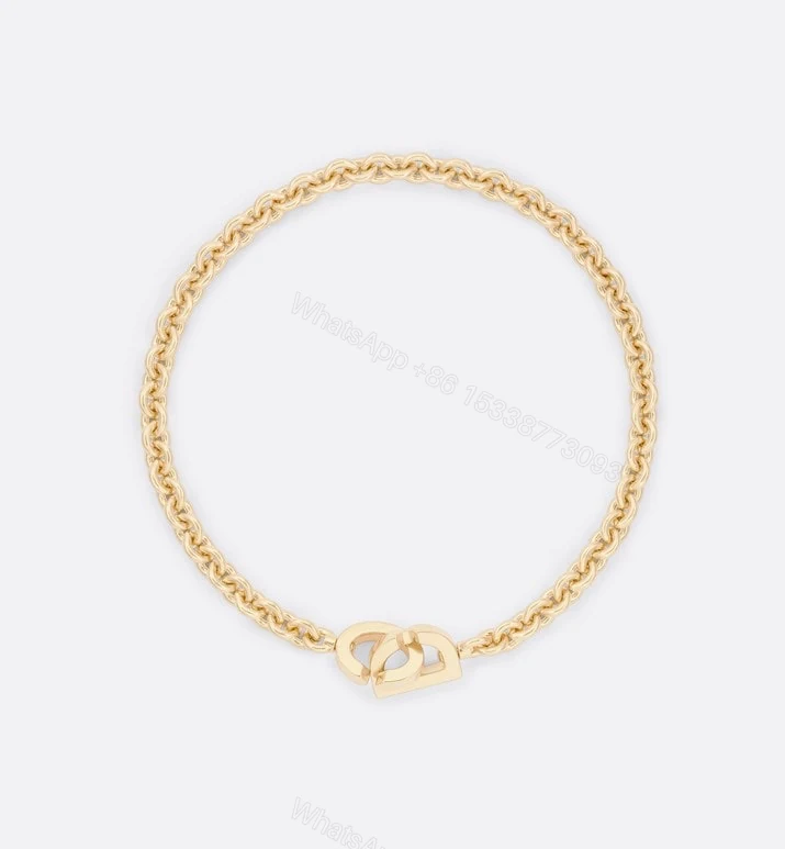 A貨Dior CD鏈條項鏈 女士簡約百搭飾品 — view 1