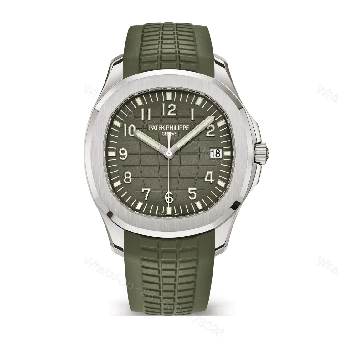 Patek Philippe Aquanaut 5168G Khaki Green Replica — view 1