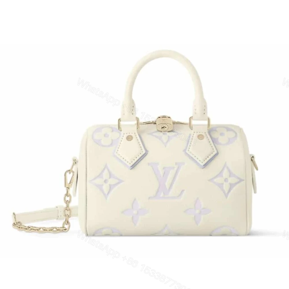 Louis Vuitton Speedy Bandoulière Bag 20 Latte And Bubble Tea 20Cm — view 1