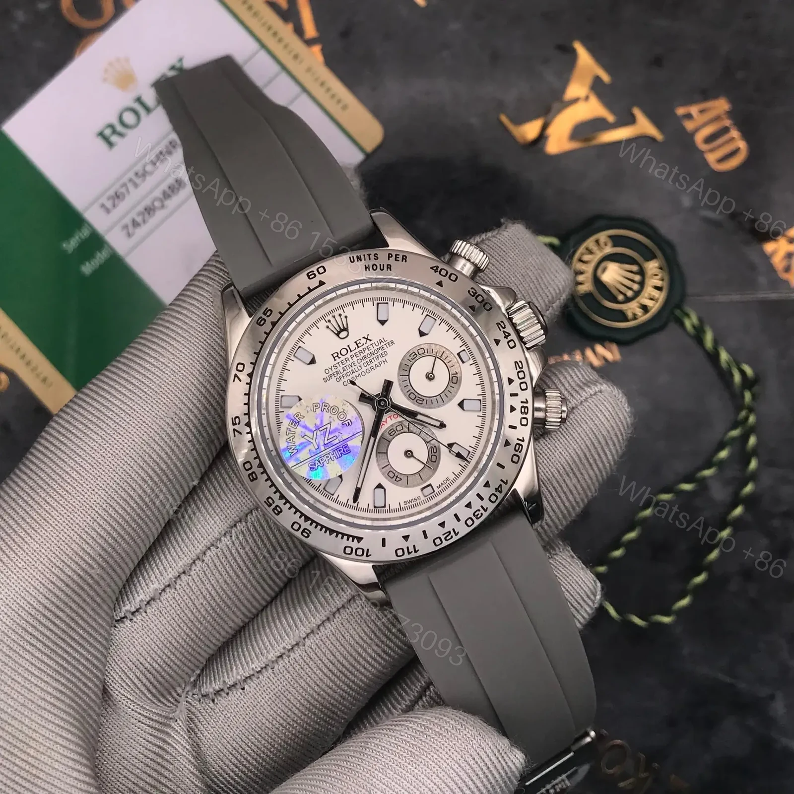 Rolex Daytona Rubber Strap | Master Copy Watches — view 1