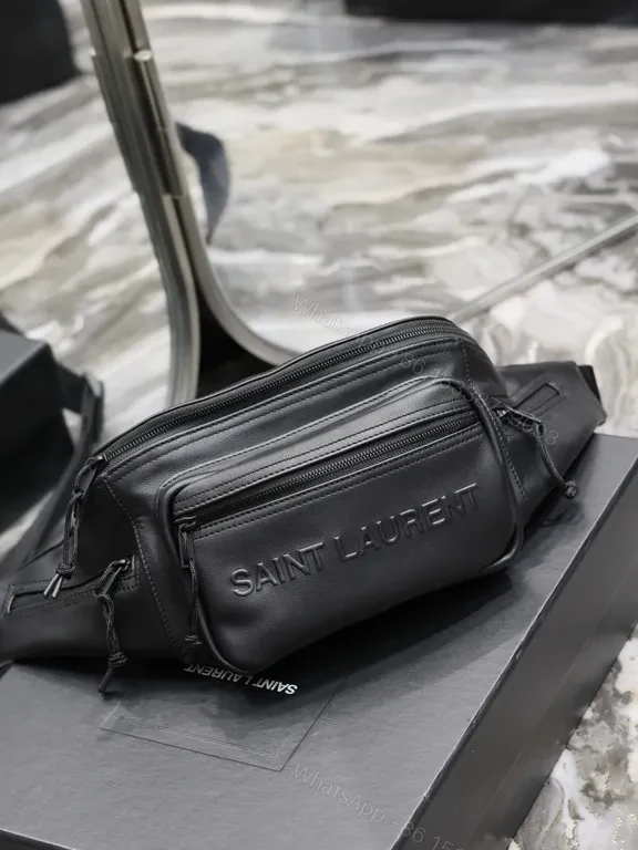 View 5 of Black Leather Crossbody: Compact Luxe, Minimalist Hardware, Everyday Luxury Bag