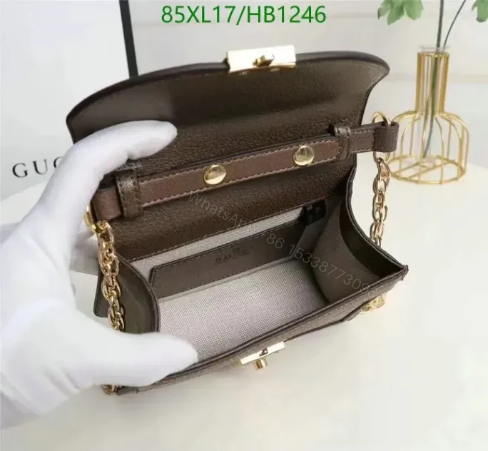 View 6 of Premium Gucci Ophidia GG Small Leather Replica Shoulder Bag HB12466