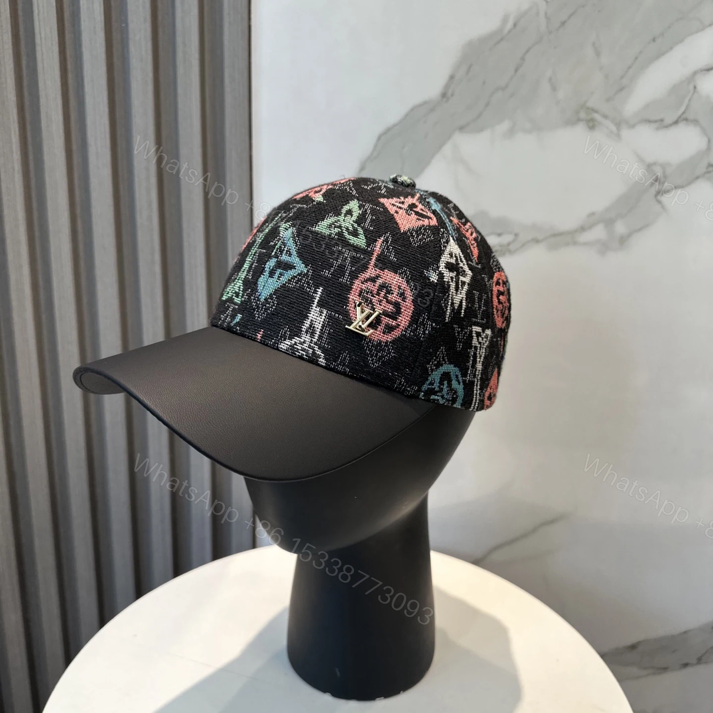 LV 原單多色帆布帽 潮流撞色印花刺繡設計 — view 1