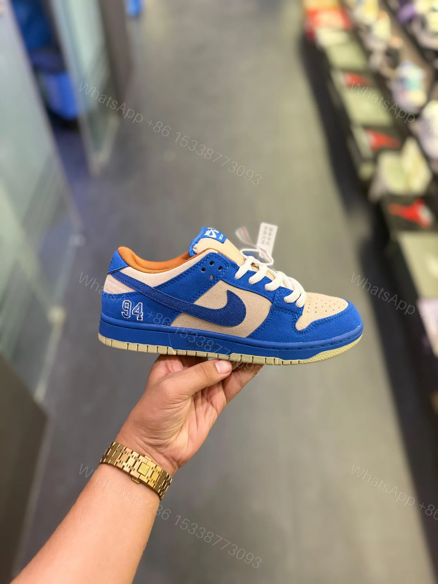 First Copy Nike SB Dunk Supreme 94 Blue 2025 — view 1