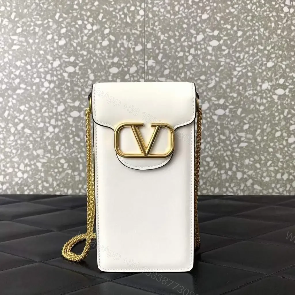 Valentino Garavani Vlogo Mini Leather Phone Case — view 1