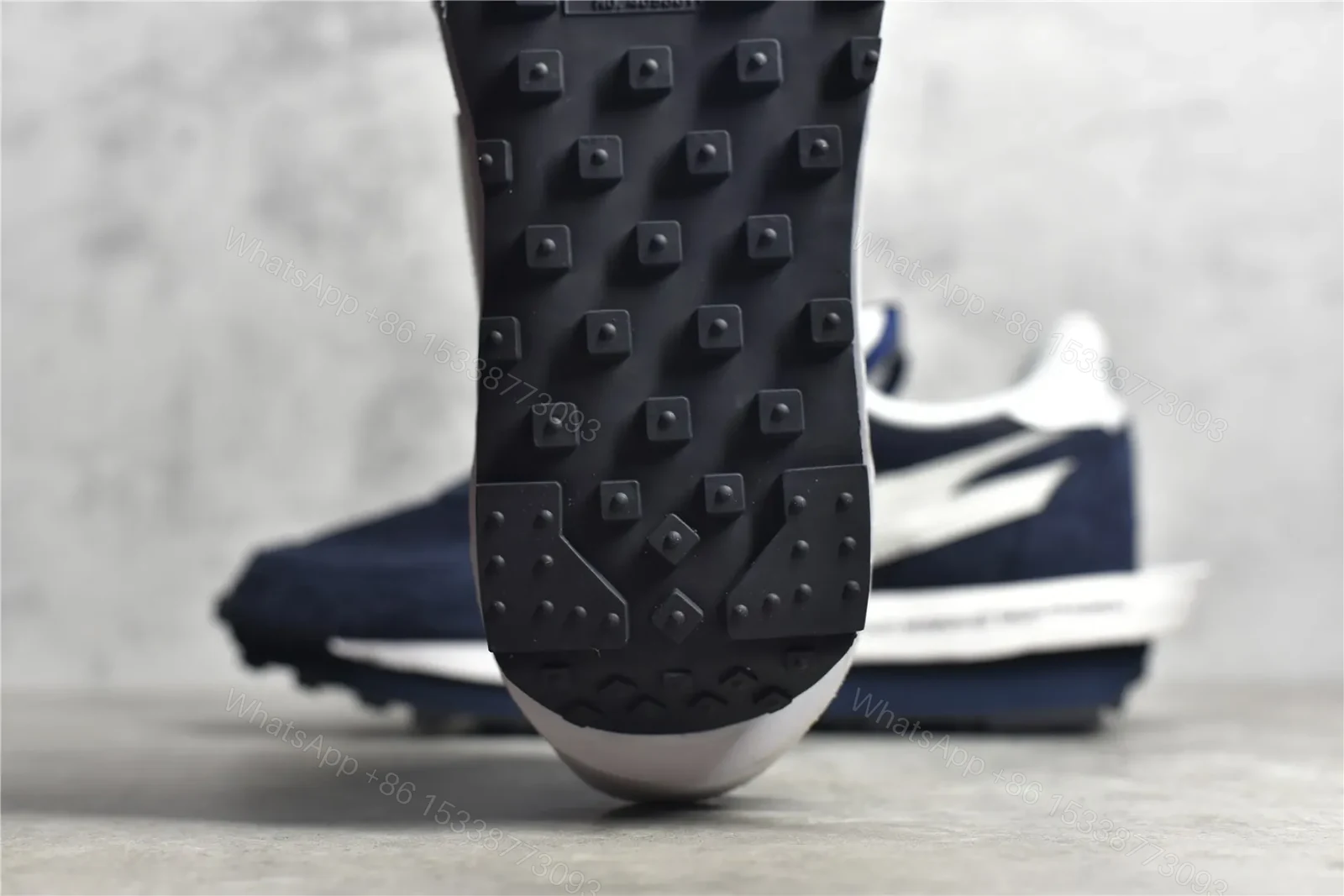 View 8 of Fragement × sacai × Nike LDWaffle “Blackended Blue” Reps