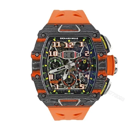 Richard Mille RM 11-03 Super Clone: McLaren Carbon TPT Flyback Chronograph — view 1