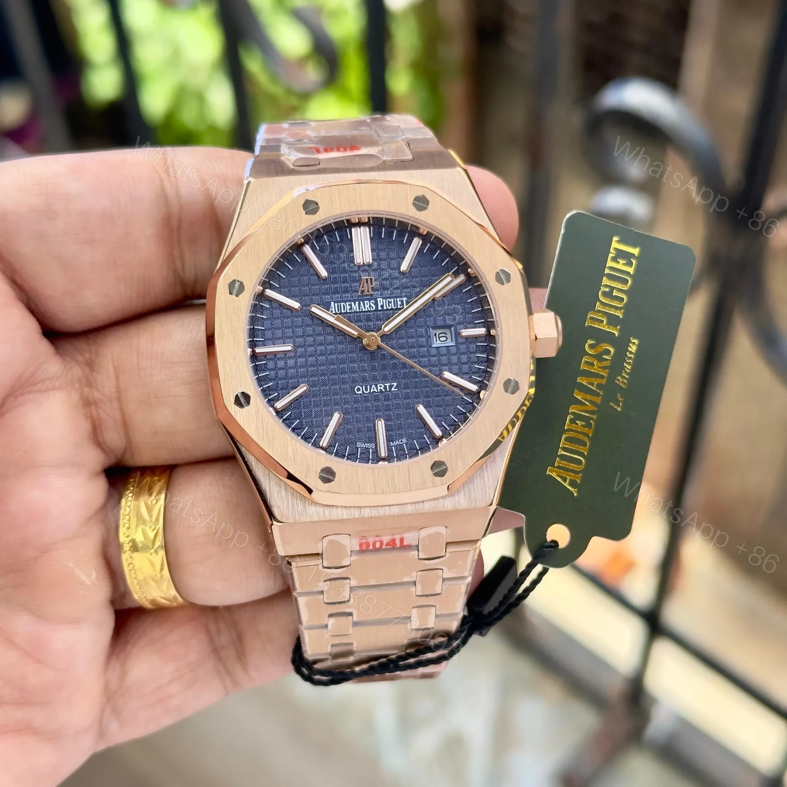 Audemars Piguet Rosegold Blue Dail — view 1
