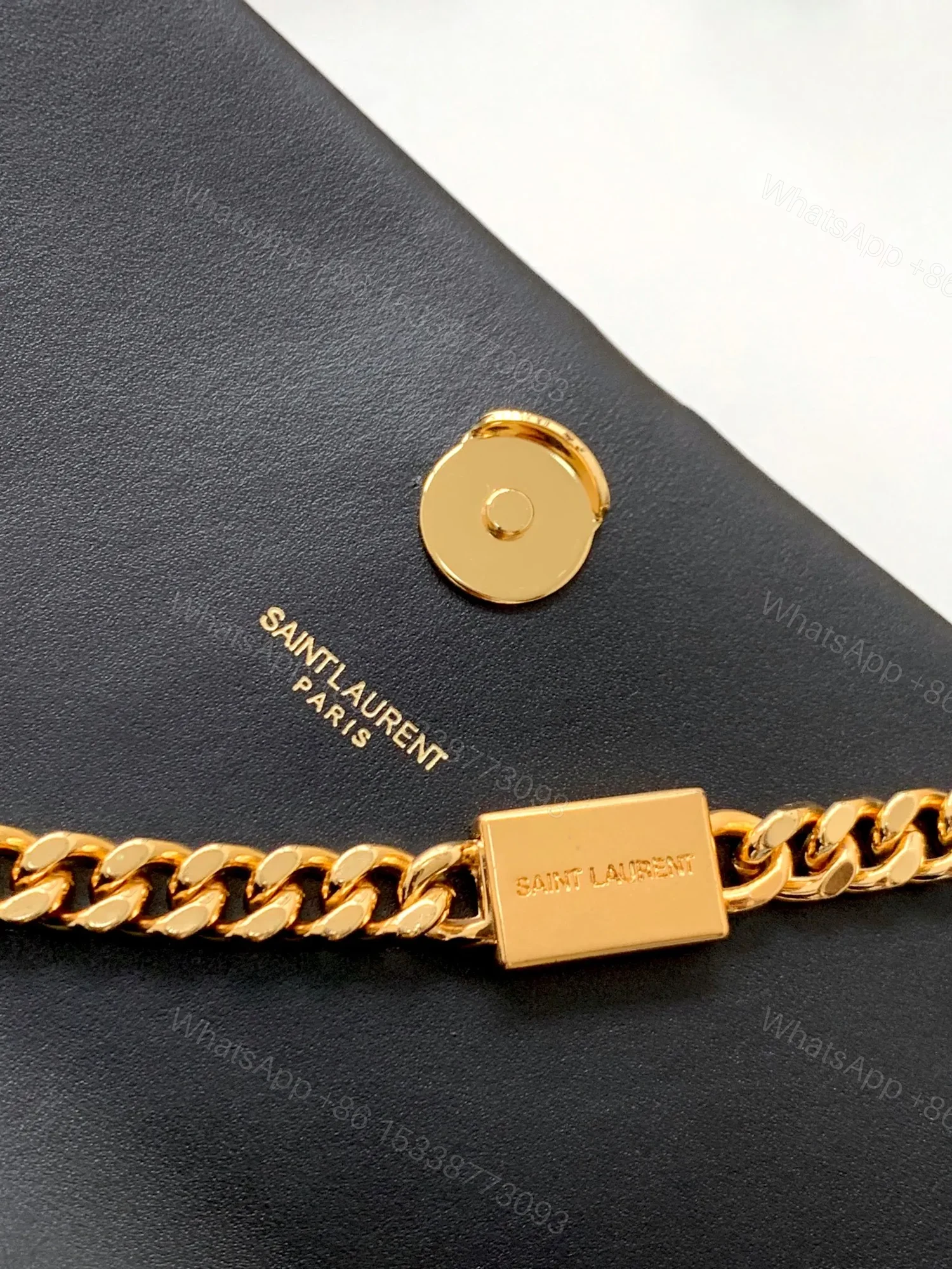 View 6 of Saint Laurent Black Leather Small Kate Tassel Crossbody Bag