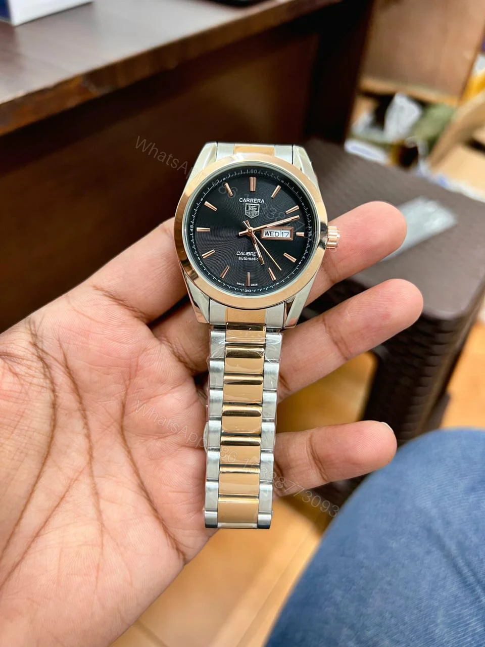 Tag Heuer Calibre 5 Black Rose Gold 43mm Quartz — view 1