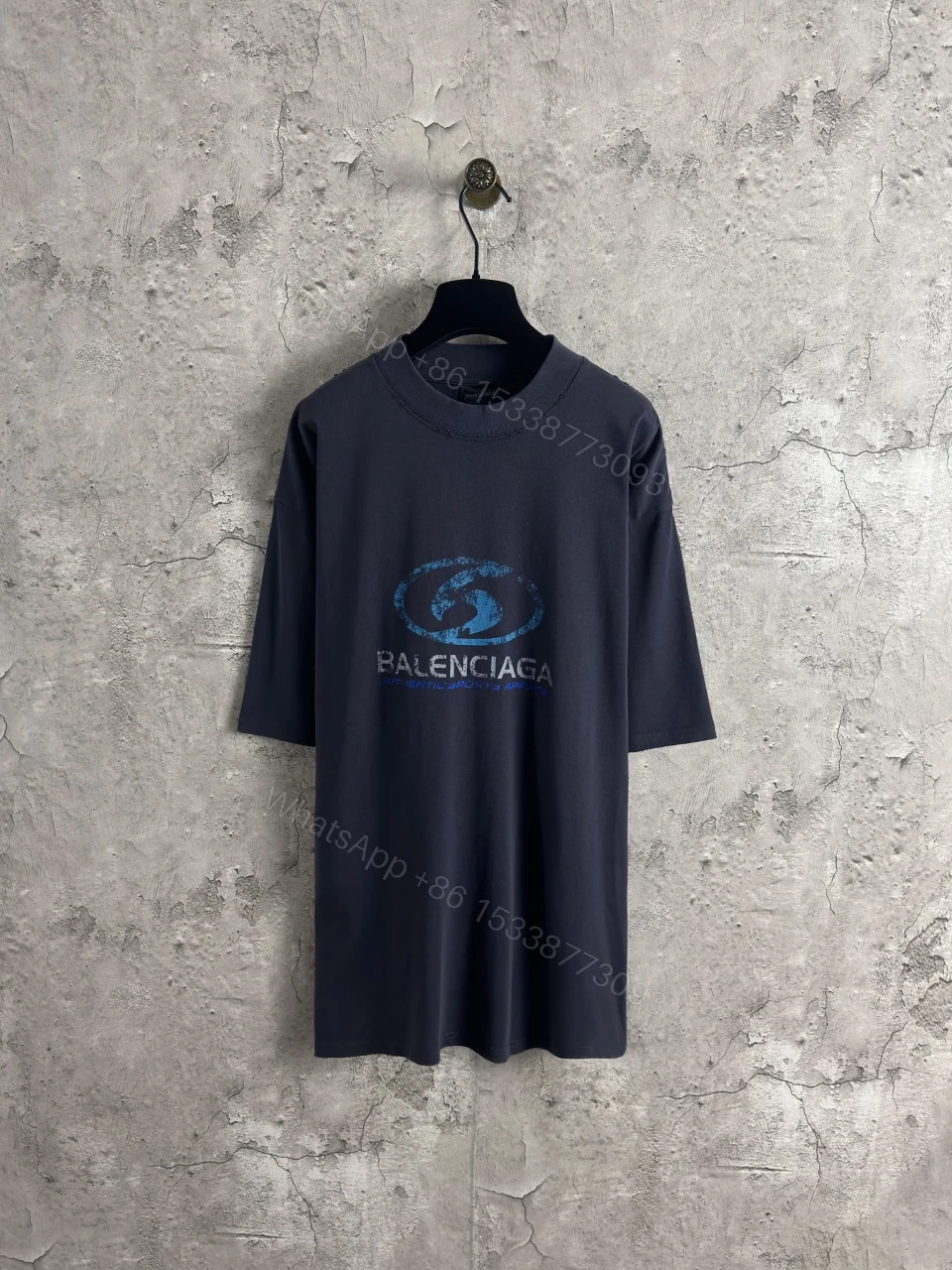 Balenciaga 一比一 男款 字母LOGO寬鬆短袖T恤 街頭休閒款 — view 1