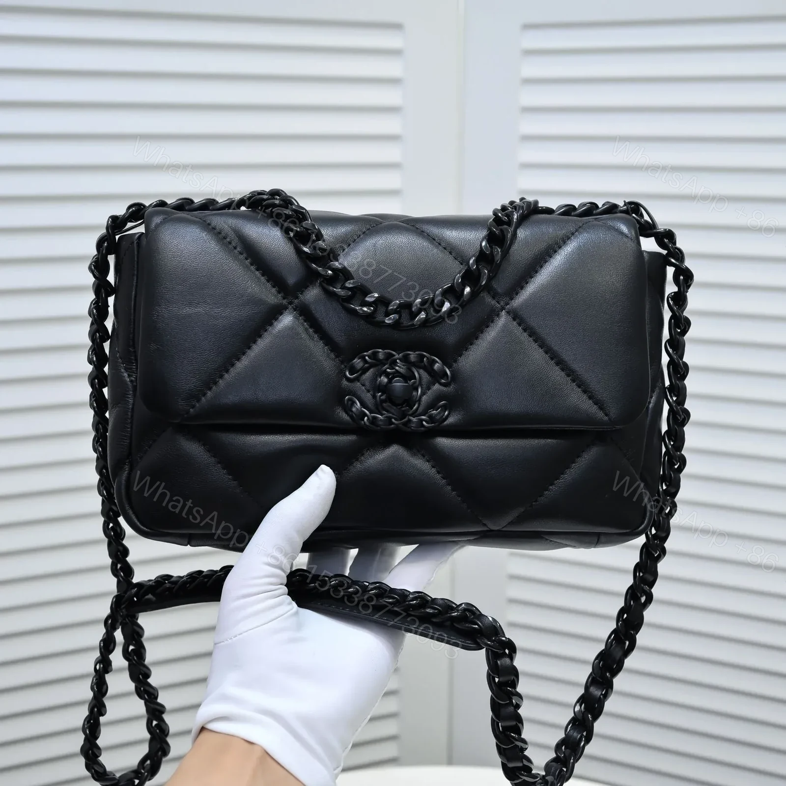 View 7 of CHANEL 19 Small in Black