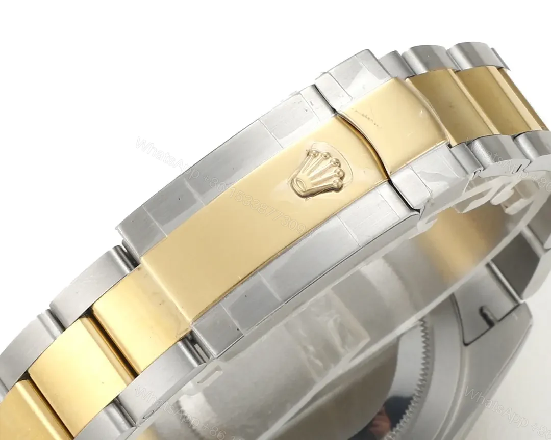 GM Factory Clean Factory JVS Rolex Datejust Silver Two-Tone Watch — view 1