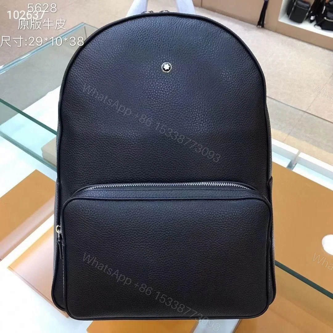 Design Meisterstück Soft Leather Grain M Rucksack Backpack Travel Zip Bag – Dubai Fashion LUX — view 1