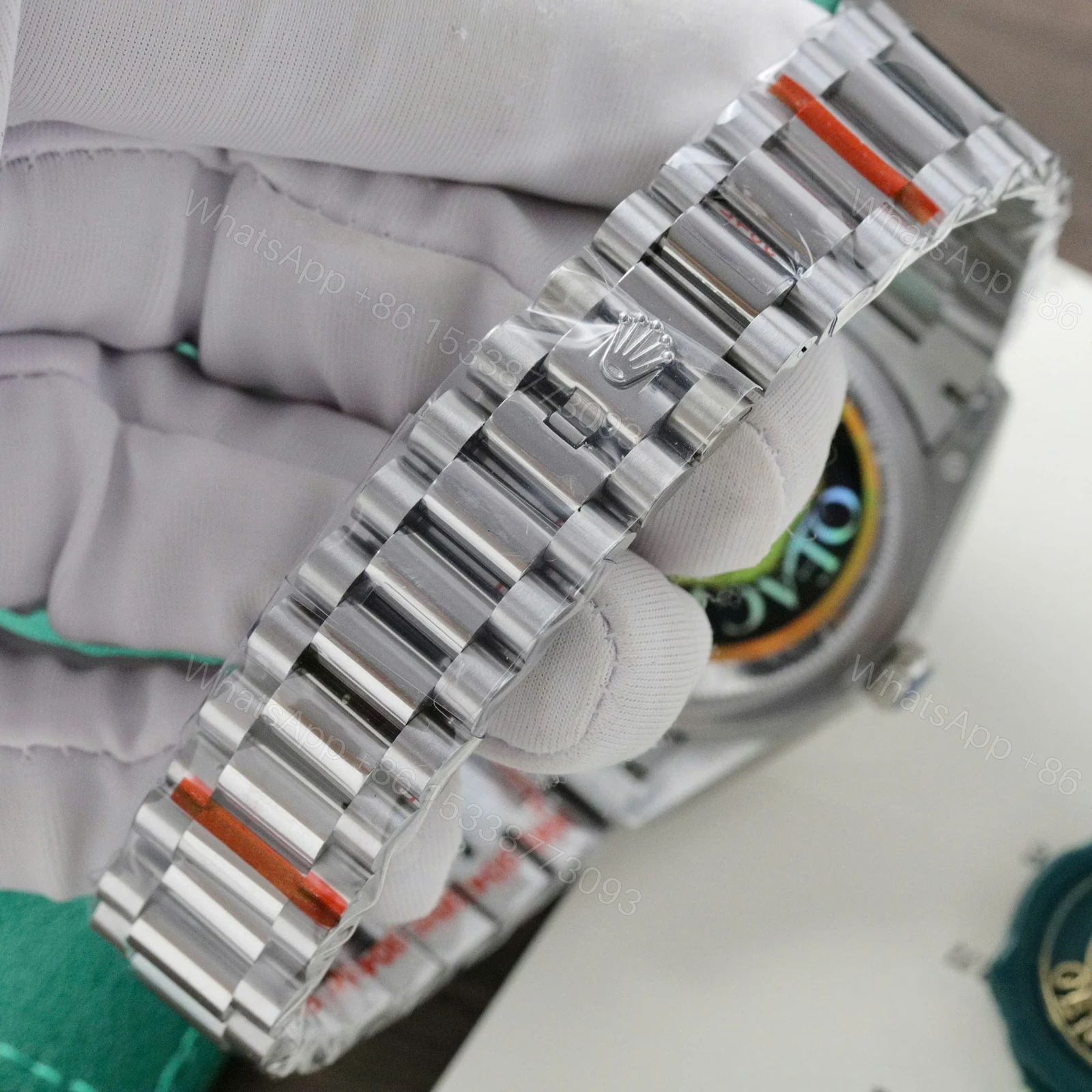 View 10 of Superclone Rolex Day-Date Pink Diamond Dial 128236-0024 36 mm