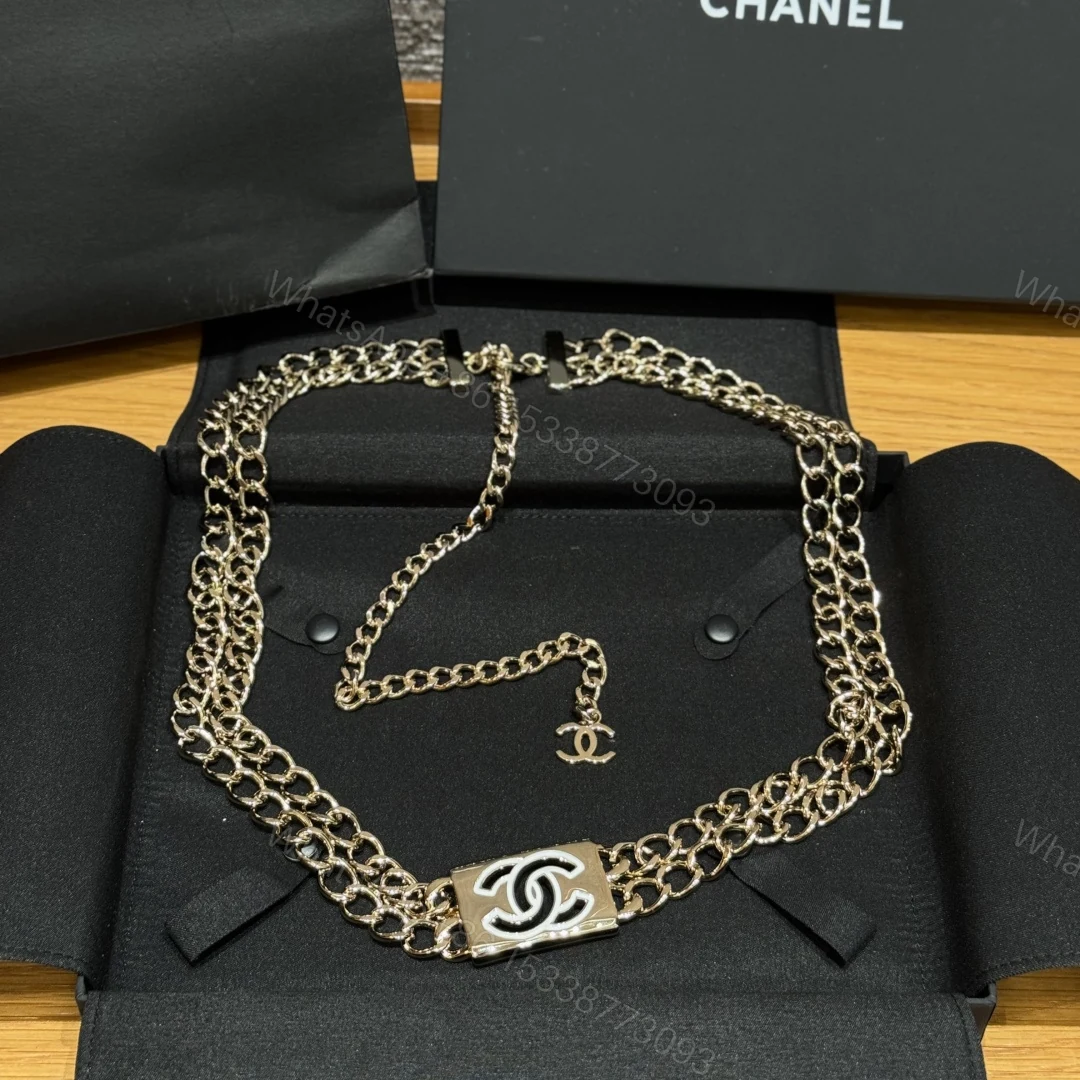 CHANEL 高仿 女款 雙C鏈條腰鏈 時尚精品配件 — view 1