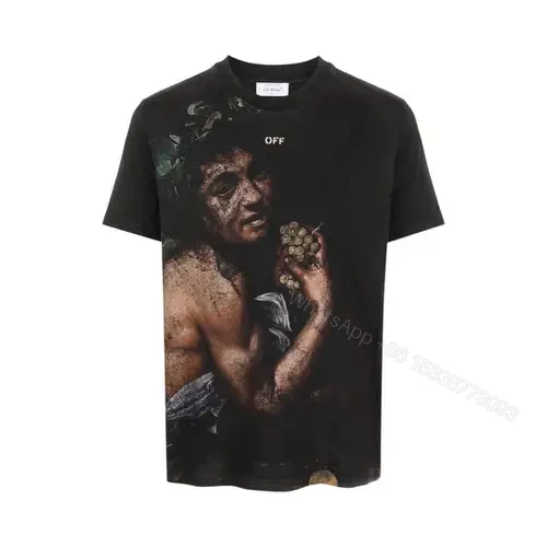 Off-White Bacchus-print cotton T-shirt — view 1