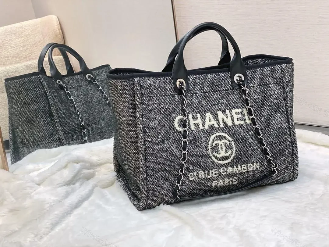 Chanel Deauville Tote Chain Shoulder Bag – SUPER Master Quality — view 1