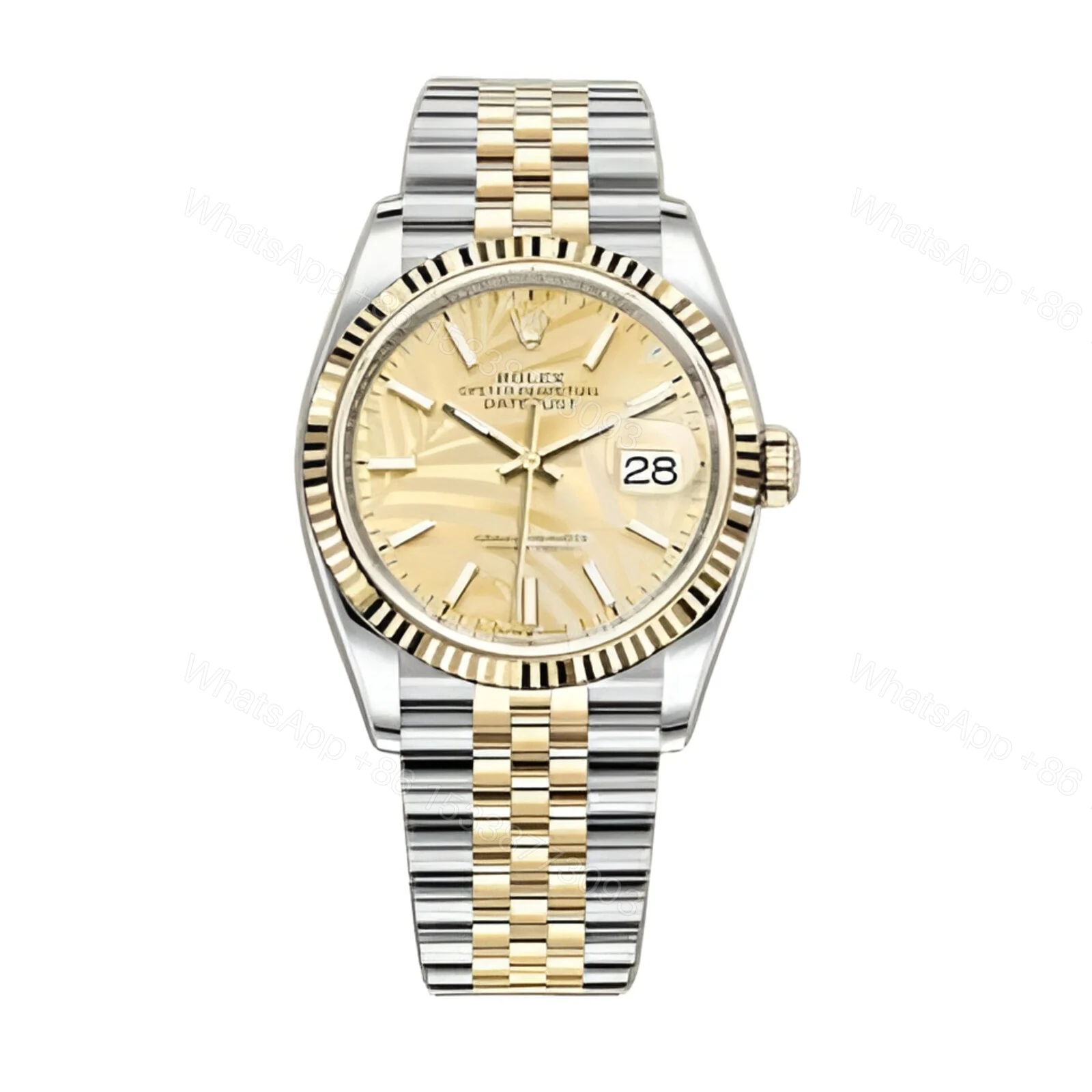 Rolex Datejust 36 Yellow Gold Replica — view 1