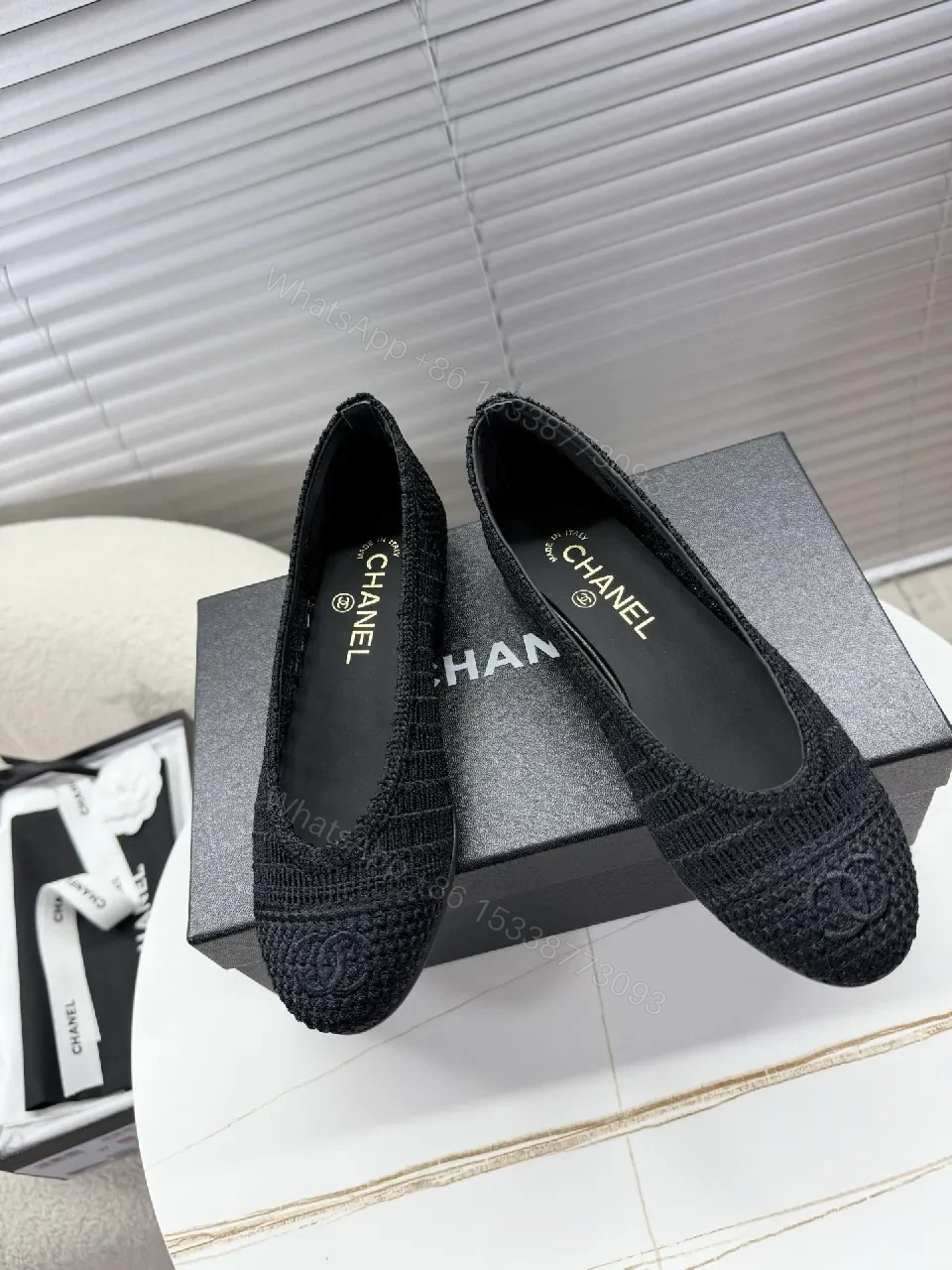 View 5 of Knit Slip-On Flats: Subtle Texture, Poised Comfort