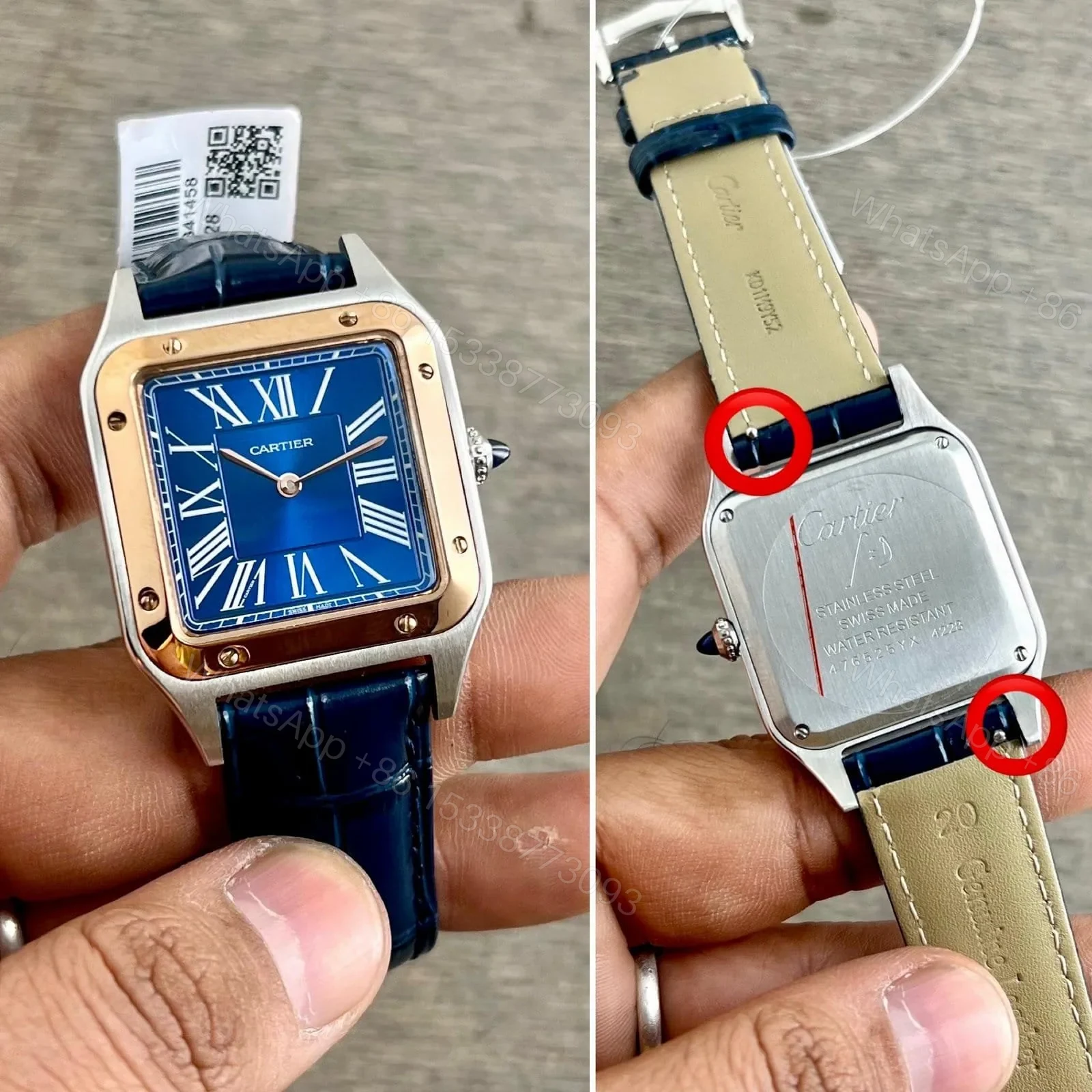 CARTIER SANTOS DUMONT Dark Blue — view 1