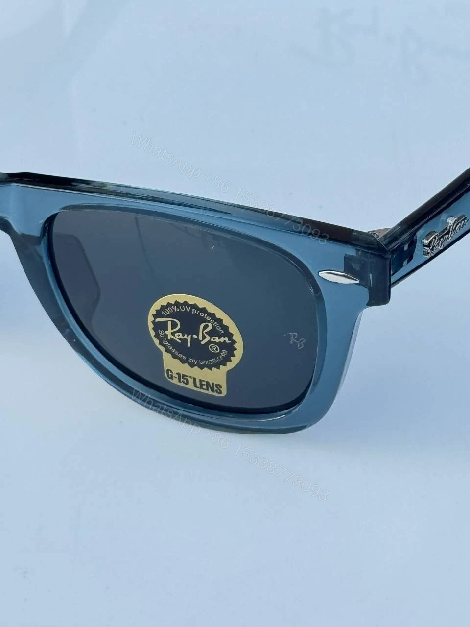 View 5 of First Copy RayBan 2140 Blue Black Classic Sunglasses Premium Fashion Eyewear