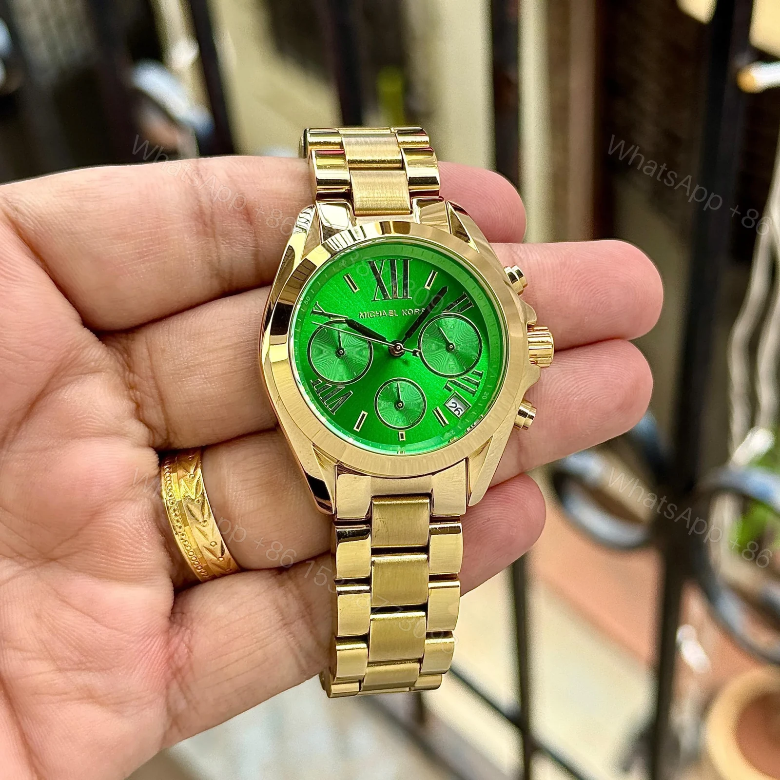 MICHAEL KORS GREEN MK7257 — view 1