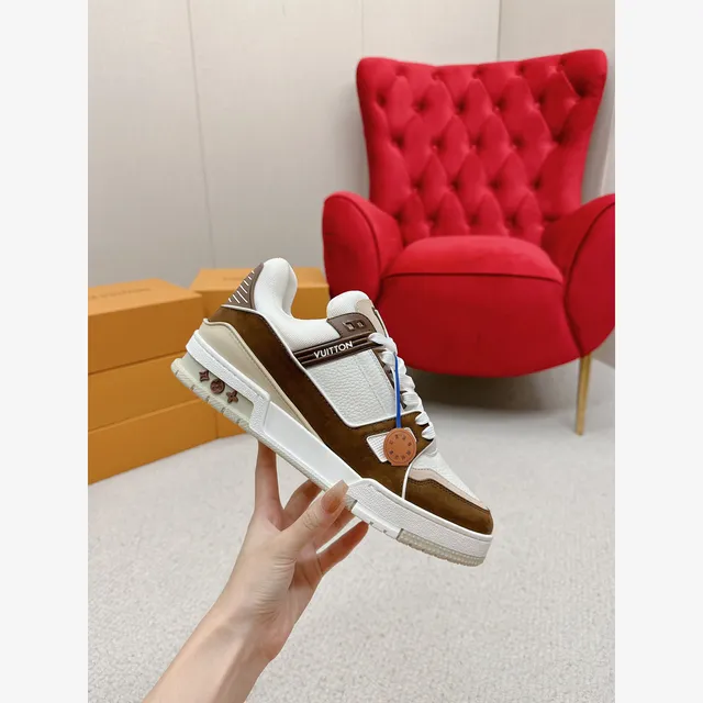 Louis Vuitton LV Trainer Brown / Cream