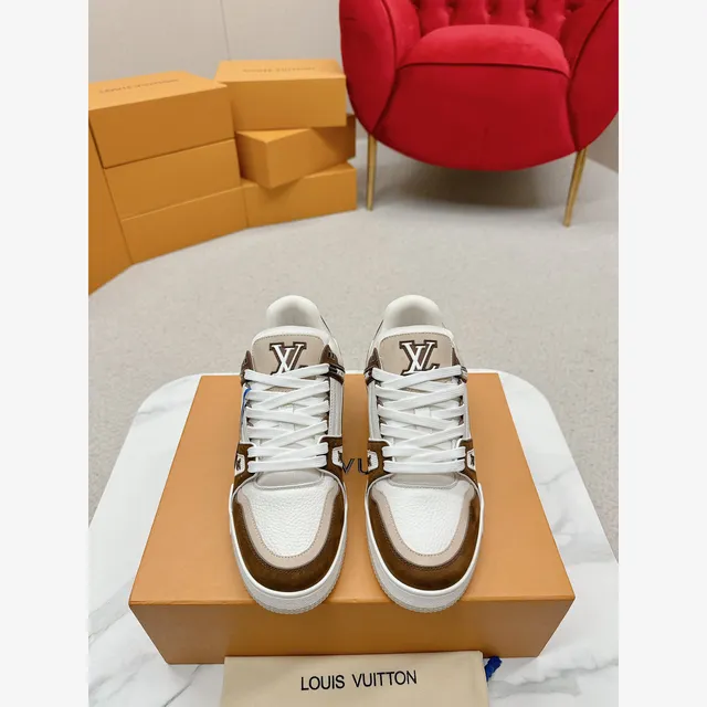 Louis Vuitton LV Trainer Brown / Cream