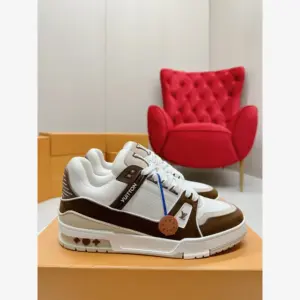 Louis Vuitton LV Trainer Brown / Cream