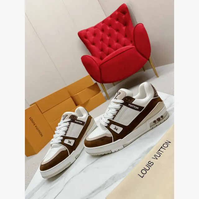 Louis Vuitton LV Trainer Brown / Cream