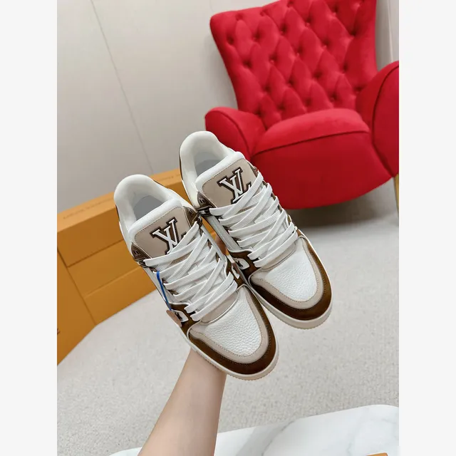 Louis Vuitton LV Trainer Brown / Cream