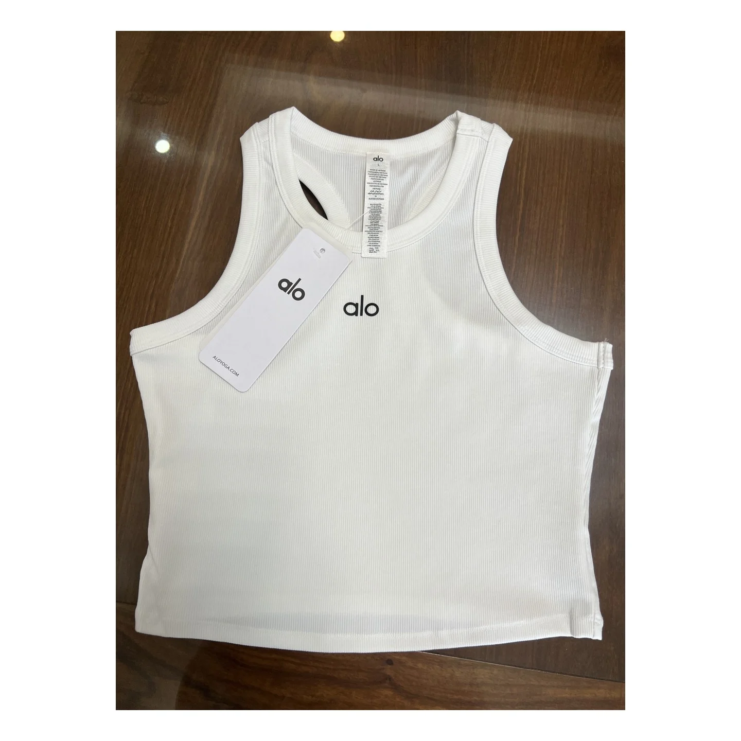Alo Aspire Tank White/Black · W2675RG