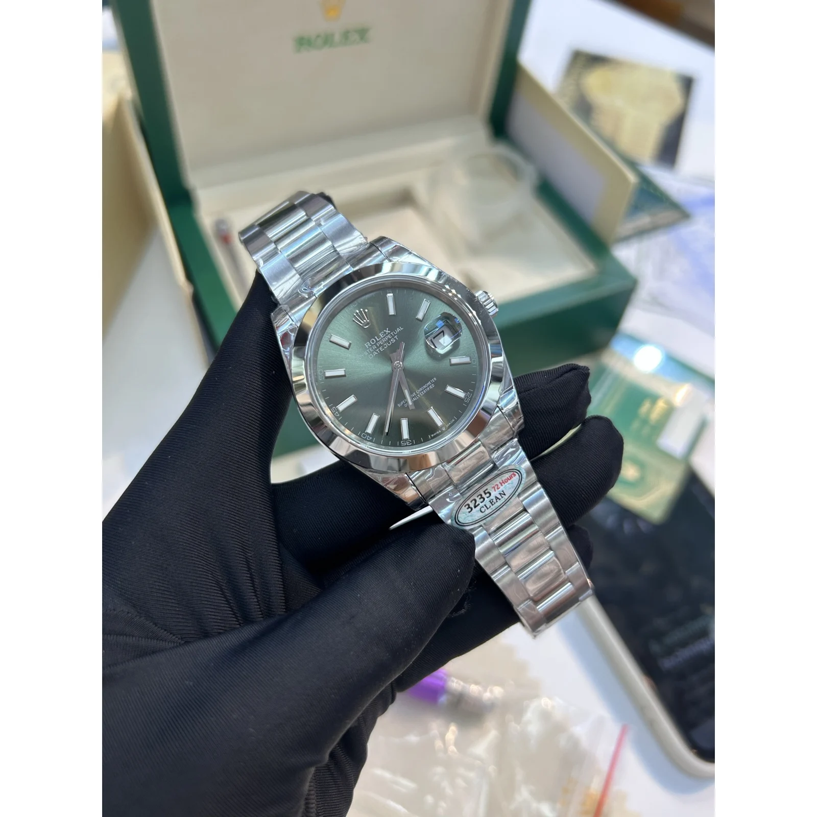 Rolex Datejust 41 126300 Mint Green Dial — photo 2