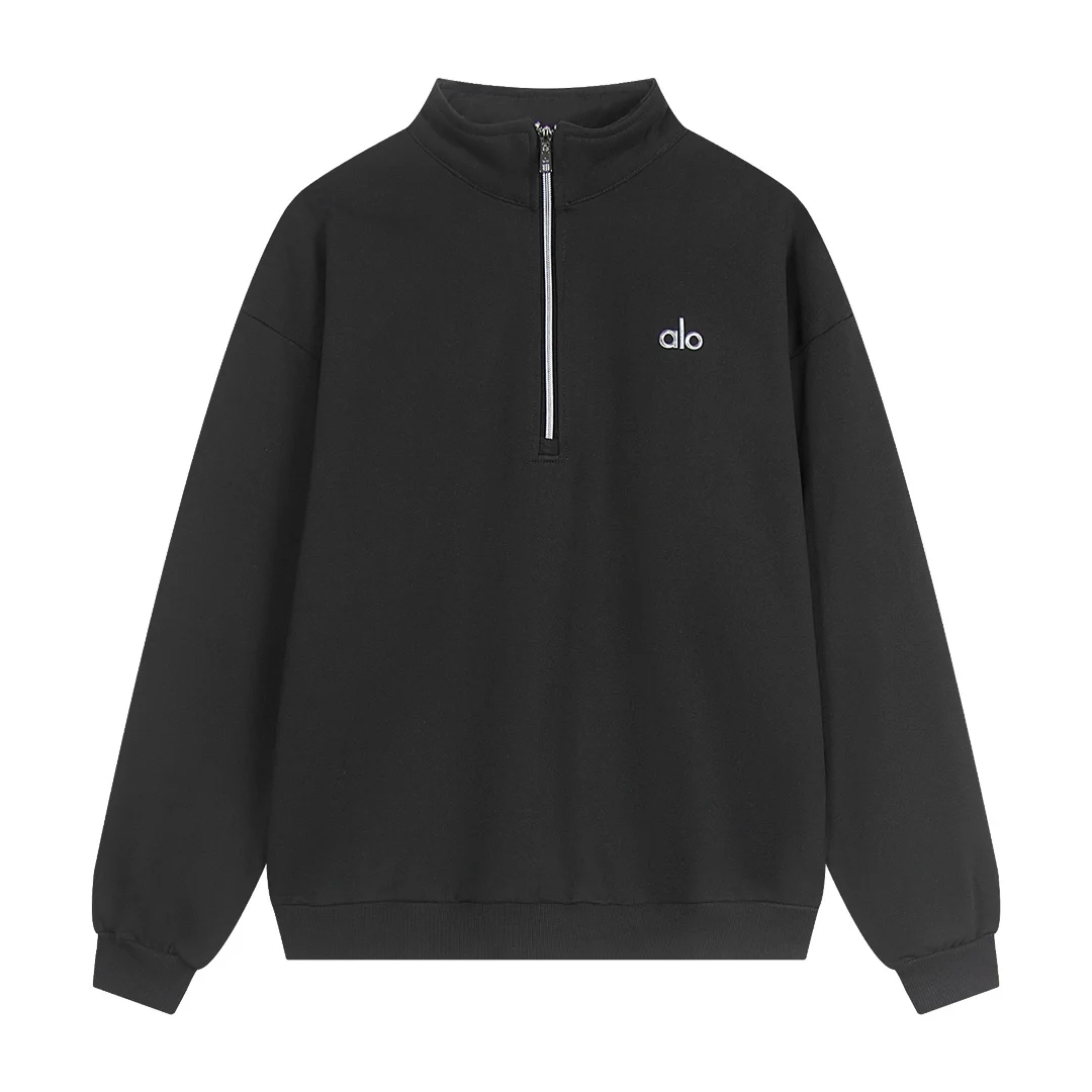 Alo Accolade 1/4 Zip Pullover Black · U3040RG