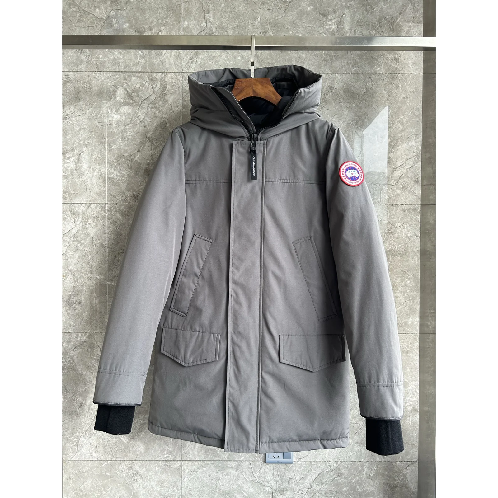 Canada Goose Langford Parka Granite Grey / Classic Disc · 2052M-9431